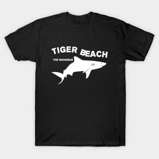 Swimming with Sharks at Tiger Beach - Grand Bahama Island - the Bahamas T-Shirt